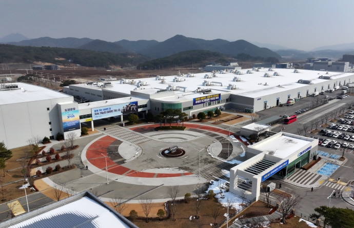 광주글로벌모터스 공장 전경